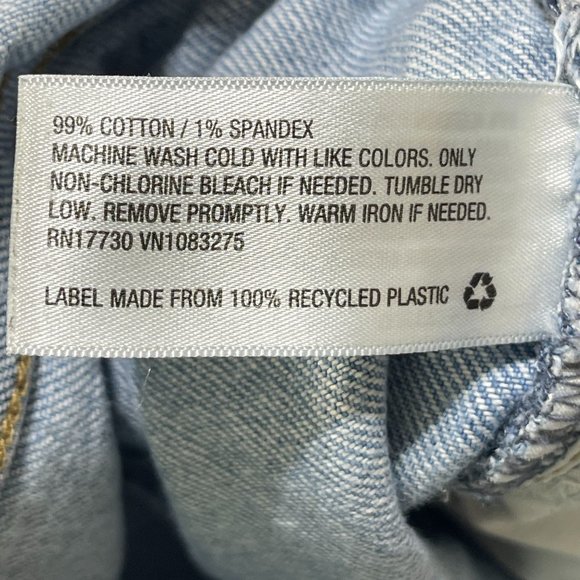 Ava & Viv Women's Light Wash Jeans Fading 5-Pocket Size 18W - Picture 7 of 7